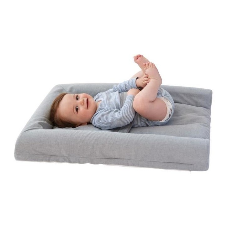 CANDIDE - Matelas a Langer Mat' Confort, Ceinture De Maintien, Facile a Nétoyer, Fabriqué En France, 70x50cm (Gris Chiné) CANDIDE - Matelas a Langer Mat' Confort, Ceinture De Maintien, Facile a Nétoyer, Fabriqué En France, 70x50cm (Gris Chiné)