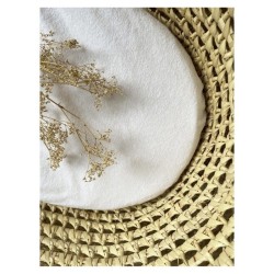 Alese éponge - CANDIDE - 232003 - 40x80 cm - Blanc