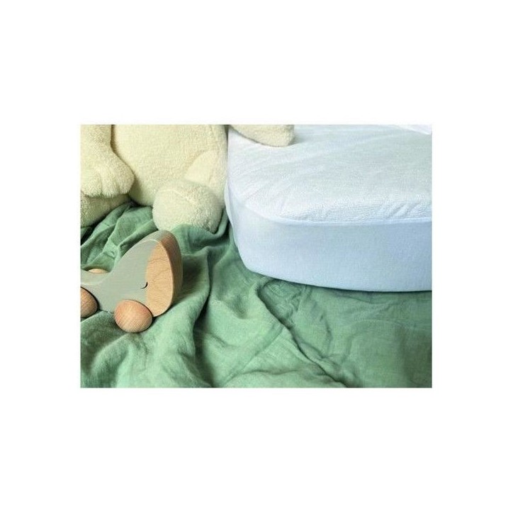Protege Matelas Bébé 60x120 - Alese Bébé - Silencieux - Imperméable - Absorbant - oeko Tex - Made In Europe - 60x120cm Blan Protege Matelas Bébé 60x120 - Alese Bébé - Silencieux - Imperméable - Absorbant - oeko Tex - Made In Europe - 60x120cm Blan