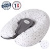Coussin de maternité - CANDIDE - Multirelax - Polyester / Coton - Gri