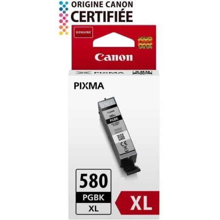 Cartouche d'encre - CANON - PGI-580PGBK XL (2024C001) - Noir - 18.5 ml