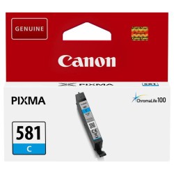 Cartouche jet d'encre Canon CLI-581C - Cyan - Jet d'encre - 259 Pages