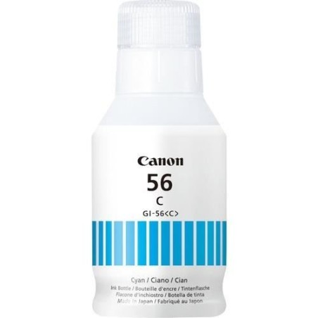 Bouteille d'encre - CANON - GI-56BK - Cyan - Compatibilité MAXIFY GX