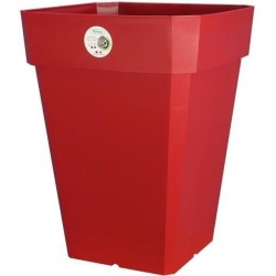 RIVIERA Pot de fleurs carré Soleilla en plastique - 49 x 49 x H 50 cm