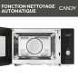 Micro-ondes Combi Candy Essenza CMCA29EDLB 1000W 29L Digital Noir -Combiné a chaleur tournante- 5 Niveaux de Puissance -10 Menu