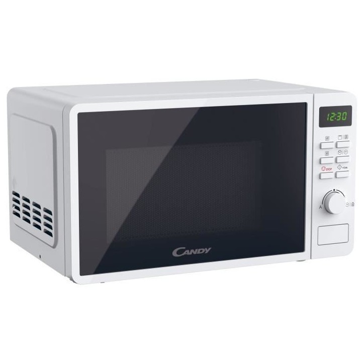 CMGA20SDLWLI Micro-ondes Gril CANDY Idea - 20L - MO : 700W - Gril : 800W - UI digitale - 5 niveaux de puissance - Blanc CMGA20SDLWLI Micro-ondes Gril CANDY Idea - 20L - MO : 700W - Gril : 800W - UI digitale - 5 niveaux de puissance - Blanc