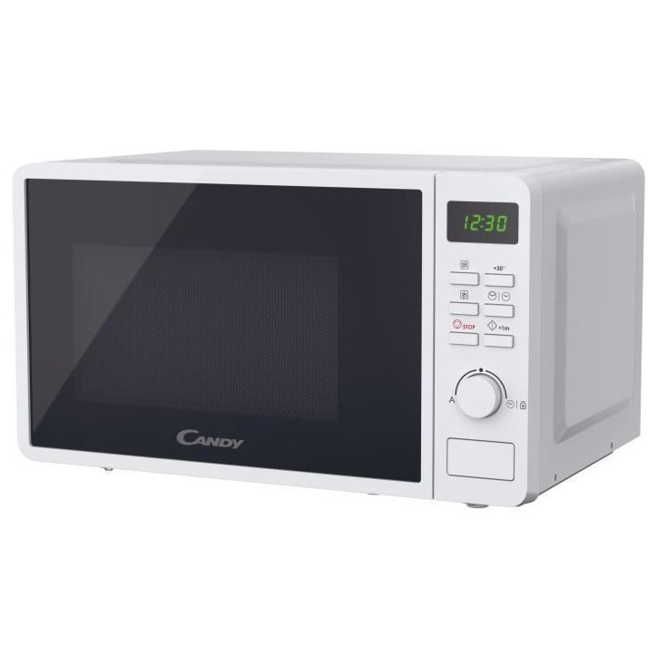 CMWA20SDLWLI Micro-ondes Mono CANDY Idea - 20L - MO : 700W - UI digitale - 5 niveaux de puissance - Blanc CMWA20SDLWLI Micro-ondes Mono CANDY Idea - 20L - MO : 700W - UI digitale - 5 niveaux de puissance - Blanc