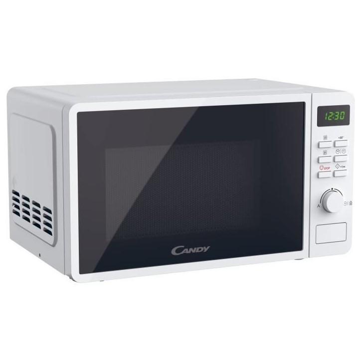 CMWA20SDLWLI Micro-ondes Mono CANDY Idea - 20L - MO : 700W - UI digitale - 5 niveaux de puissance - Blanc CMWA20SDLWLI Micro-ondes Mono CANDY Idea - 20L - MO : 700W - UI digitale - 5 niveaux de puissance - Blanc