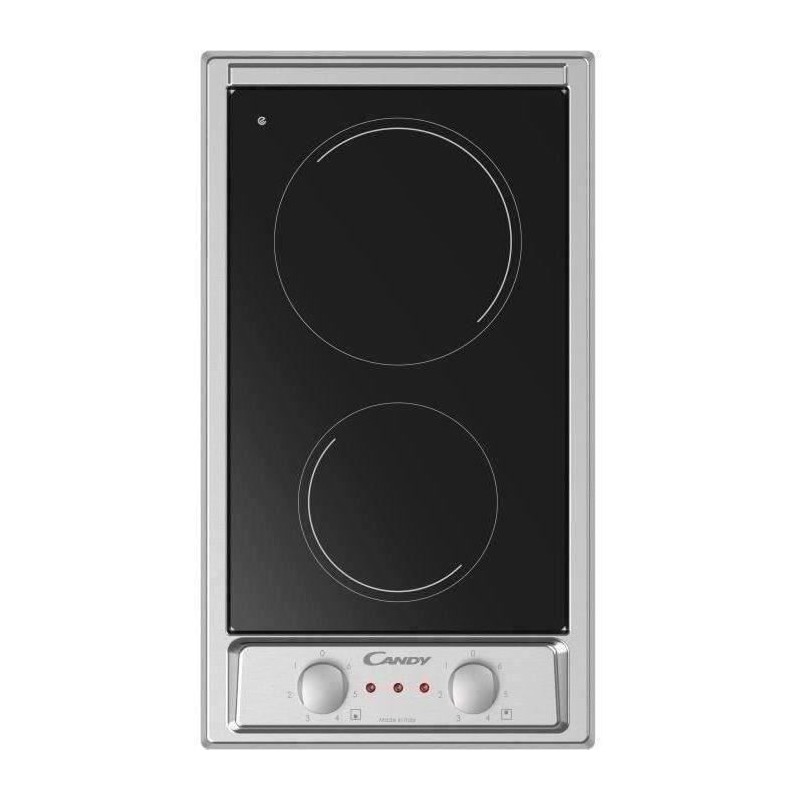 Plaque de cuisson vitrocéramique CANDY Idea - 2 foyers - L 30cm - CH3 Plaque de cuisson vitrocéramique CANDY Idea - 2 foyers - L 30cm - CH3