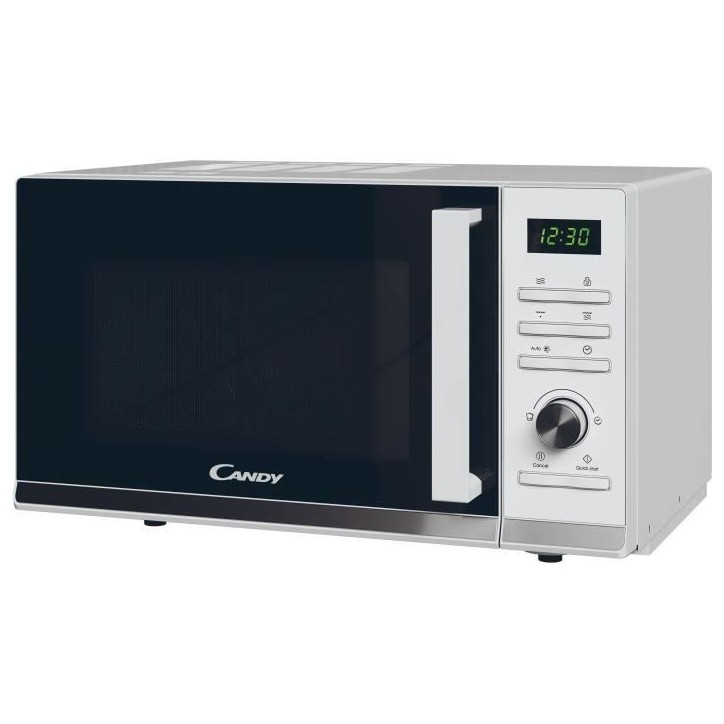 CMGA23TNDW Micro-ondes Gril CANDY Moderna - 23L - MO : 700W - Gril : 1000W - UI digitale Fonction Décongélation poids CMGA23TNDW Micro-ondes Gril CANDY Moderna - 23L - MO : 700W - Gril : 1000W - UI digitale Fonction Décongélation poids