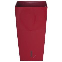 RIVIERA Pot de fleurs carré Eva New en plastique - 37 x 37 x H 68,5 c