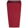 RIVIERA Pot de fleurs carré Eva New en plastique - 37 x 37 x H 68,5 c