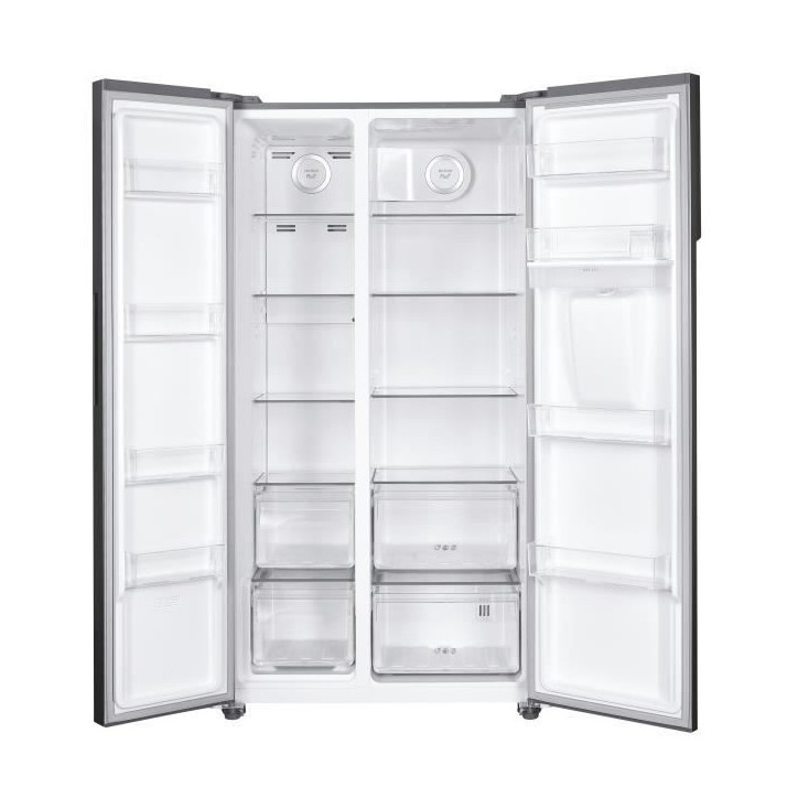 Réfrigérateur Américain - CANDY - CHSBSO-6174XWD - Classe E - 529 L - 39 dB - Inox