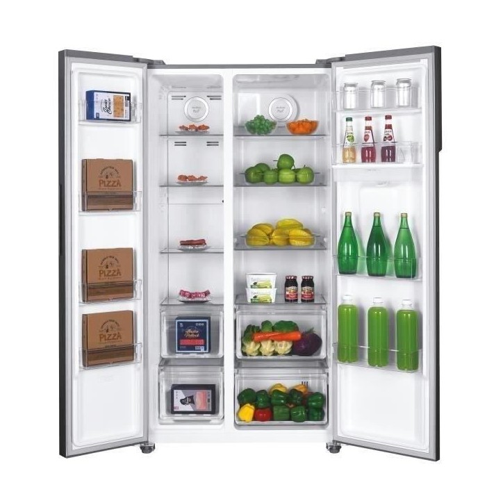 Réfrigérateur Américain - CANDY - CHSBSO-6174XWD - Classe E - 529 L - 39 dB - Inox