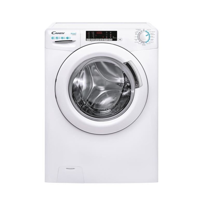 Lave-linge hublot CANDY CS1410TXME/FR - 10 kg - Induction - Vapeur - 1