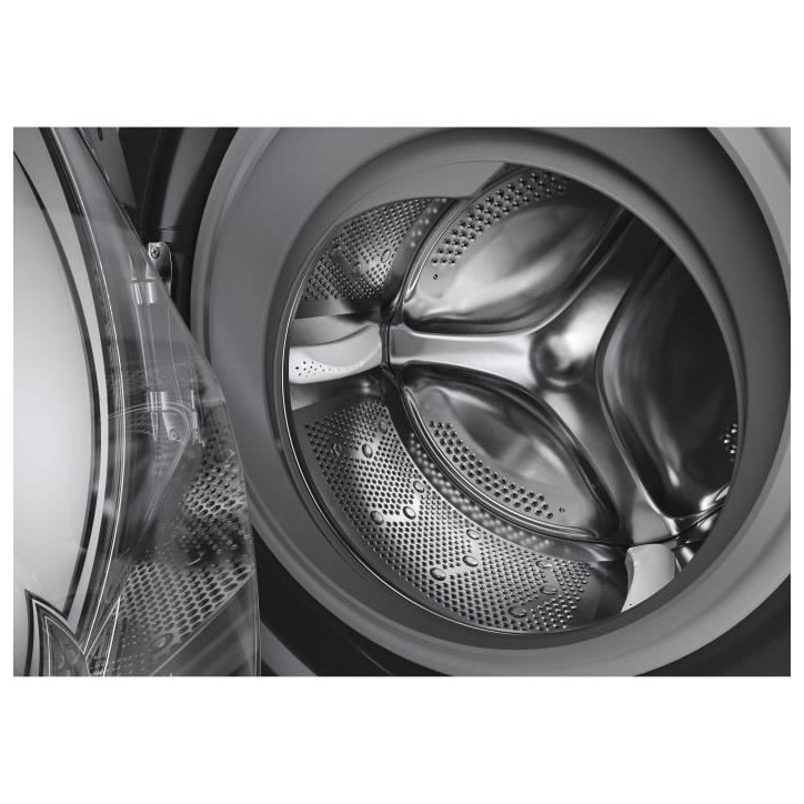 Lave-linge hublot CANDY CS 1411TXMBBE/FR - 11 kg - Induction - L60cm - 1400 trs/min - Classe A - Noir