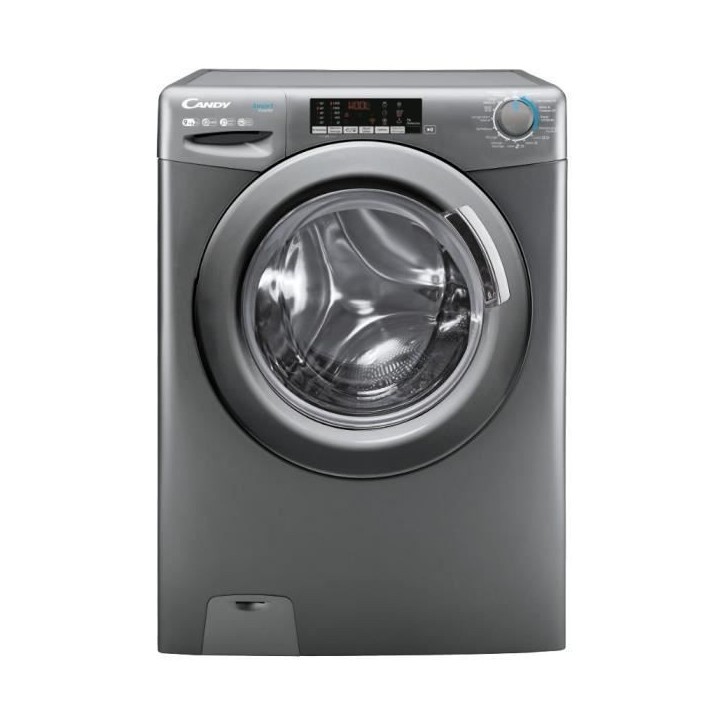 Lave-linge séchant CANDY CSWS496TWMRRE/FR - 9 / 6 kg - Induction - 1400 trs/min - 15 prgms - gris