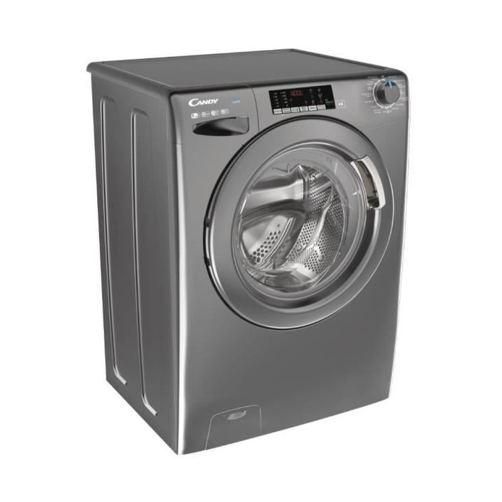 Lave-linge séchant CANDY CSWS496TWMRRE/FR - 9 / 6 kg - Induction - 1400 trs/min - 15 prgms - gris
