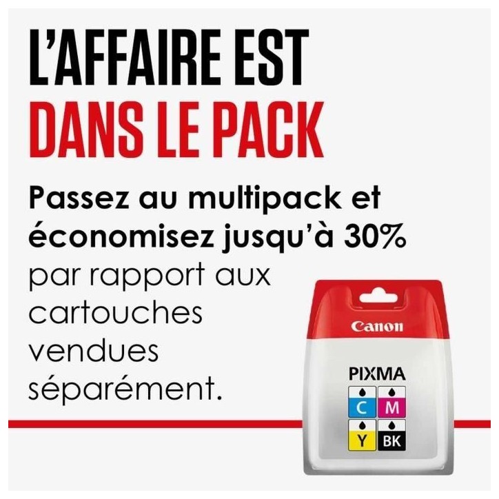 CANON Pack de 5 cartouches d'encre PGI-550 / CLI-551 Noir/Cyan/Magenta/Jaune/Gris