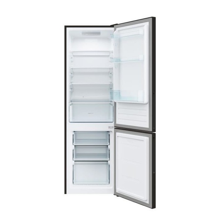 Réfrigérateur combiné - CANDY - CCT3L517EB - Classe E - 260 L - 39dB - Noir