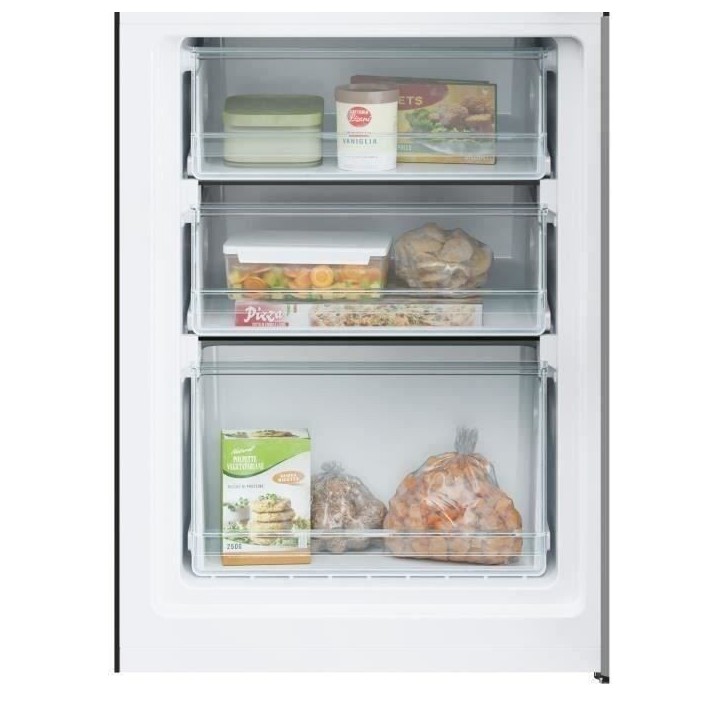 Réfrigérateur combiné - CANDY - CCT3L517EB - Classe E - 260 L - 39dB - Noir