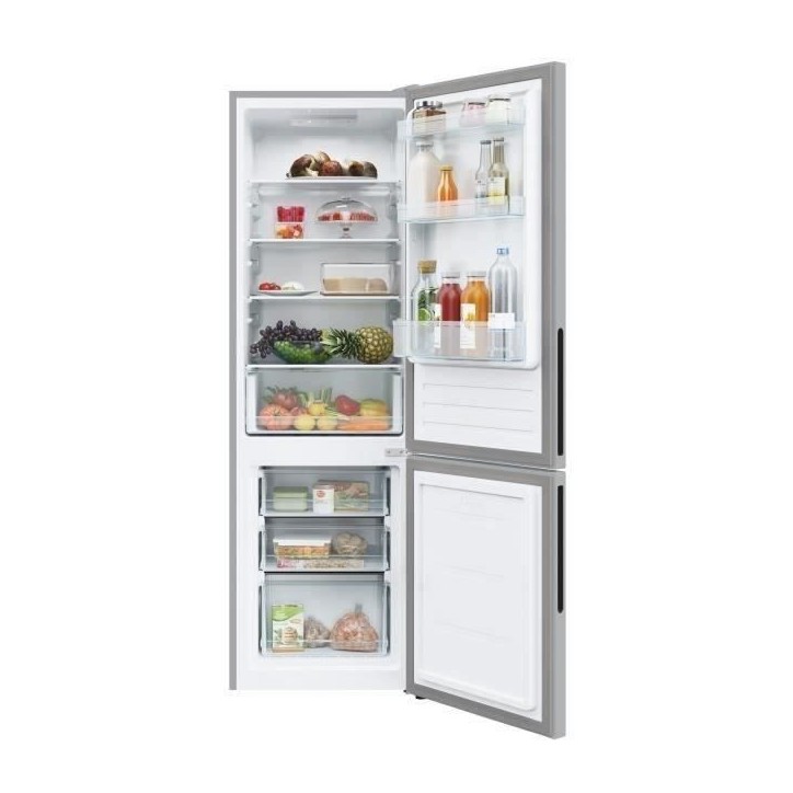 Réfrigérateur combiné - CANDY - CCT3L517ES - Classe E - 260 L - 39 dB - Gris Réfrigérateur combiné - CANDY - CCT3L517ES - Classe E - 260 L - 39 dB - Gris