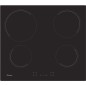 Plaque de cuisson vitrocéramique CANDY CH64CCB - 4 foyers - L 56 x P 49 cm - Revetement verre noir Plaque de cuisson vitrocéramique CANDY CH64CCB - 4 foyers - L 56 x P 49 cm - Revetement verre noir