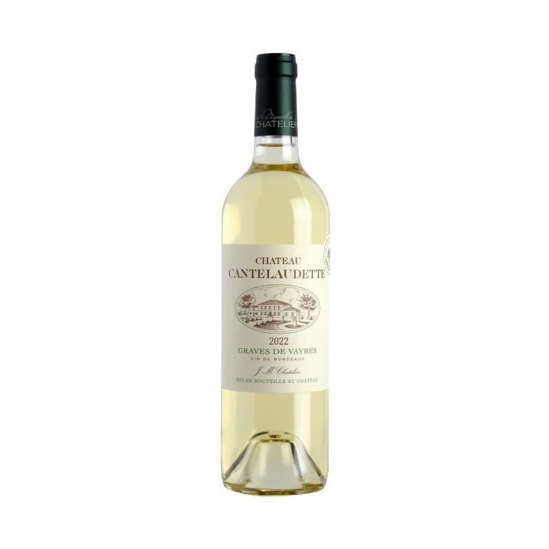 Château Cantelaudette Tradition 2022 Graves de Vayres - Vin blanc de