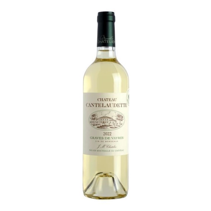 Château Cantelaudette Tradition 2022 Graves de Vayres - Vin blanc de Bordeaux