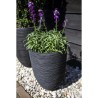CAPI EUROPE Vase élégant bas RIB NL - 34x46 cm - Noir
