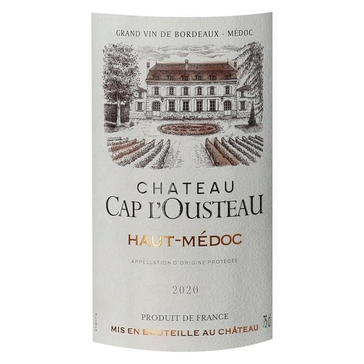 Château Cap l'Ousteau 2021 Haut-Médoc - Vin rouge de Bordeaux