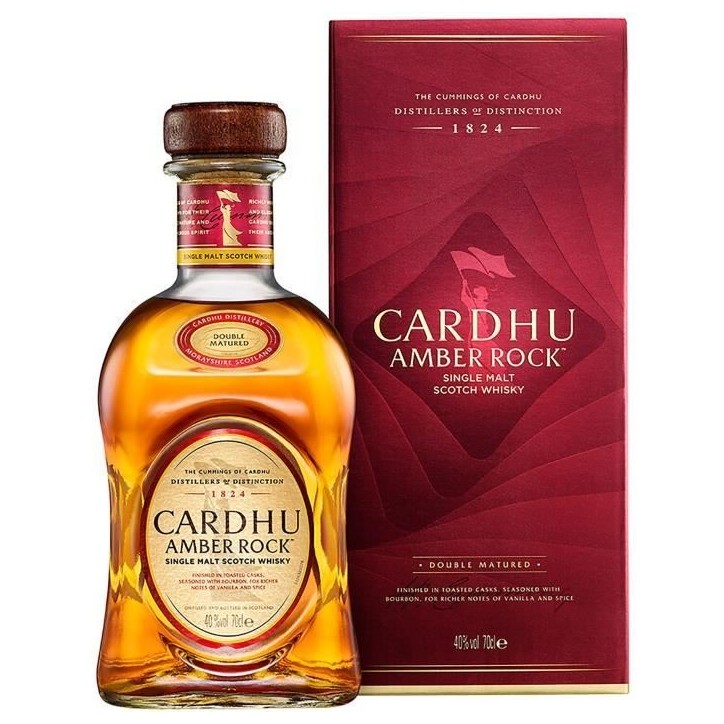 Cardhu Single Malt Scotch - Whisky Amber Rock - 40,0 % Vol. - 70 cl