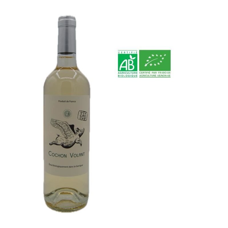 Château des Caraguilhes Cuvée Le Cochon Volant 2023 Pays d'Oc - Vin Château des Caraguilhes Cuvée Le Cochon Volant 2023 Pays d'Oc - Vin