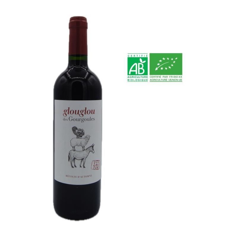 Château des Caraguilhes Cuvée Glouglou 2022 Pays d'Oc - Vin rouge de Château des Caraguilhes Cuvée Glouglou 2022 Pays d'Oc - Vin rouge de