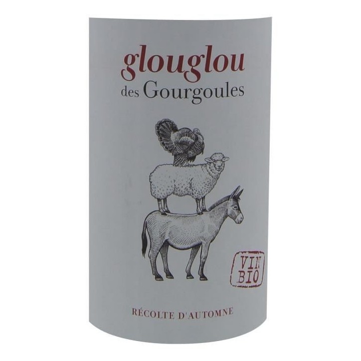 Château des Caraguilhes Cuvée Glouglou 2022 Pays d'Oc - Vin rouge de Languedoc-Roussillon - Bio 2022
