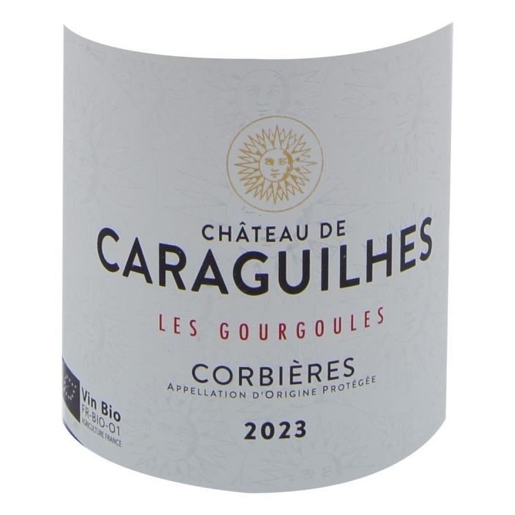 Château des Caraguilhes 2023 Cuvée Les Gourgoules Corbieres - Vin rouge de Languedoc-Roussillon - Bio