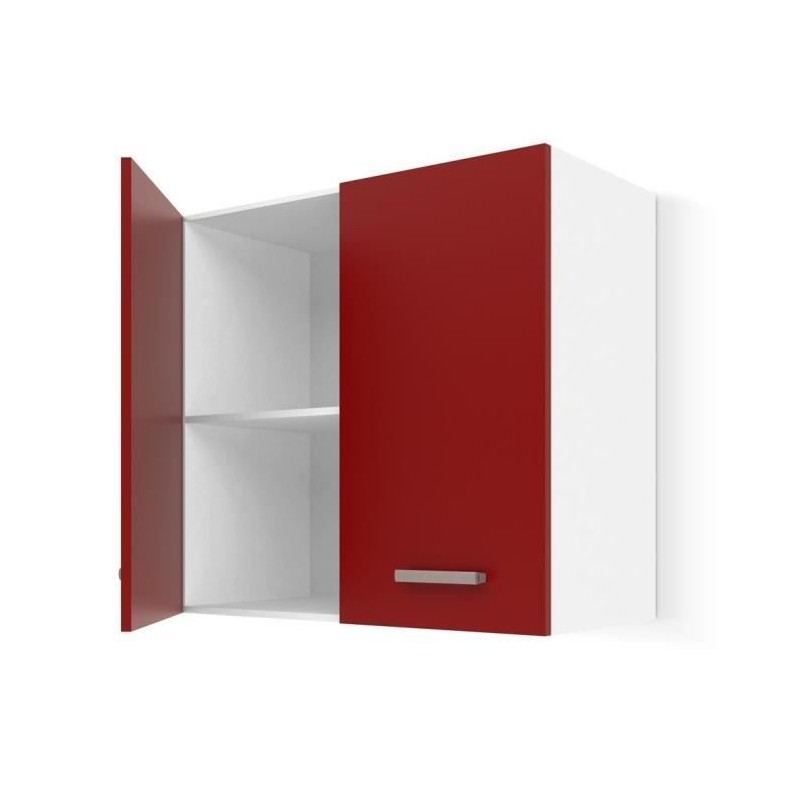 ULTRA Meuble haut de cuisine L 60 cm - Rouge mat ULTRA Meuble haut de cuisine L 60 cm - Rouge mat