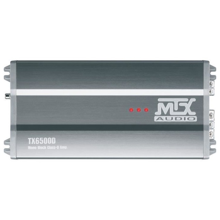 MTX TX6500D Amplificateur voiture Classe-D 1x500W RMS 2 Télécommande EBC Filtres variables