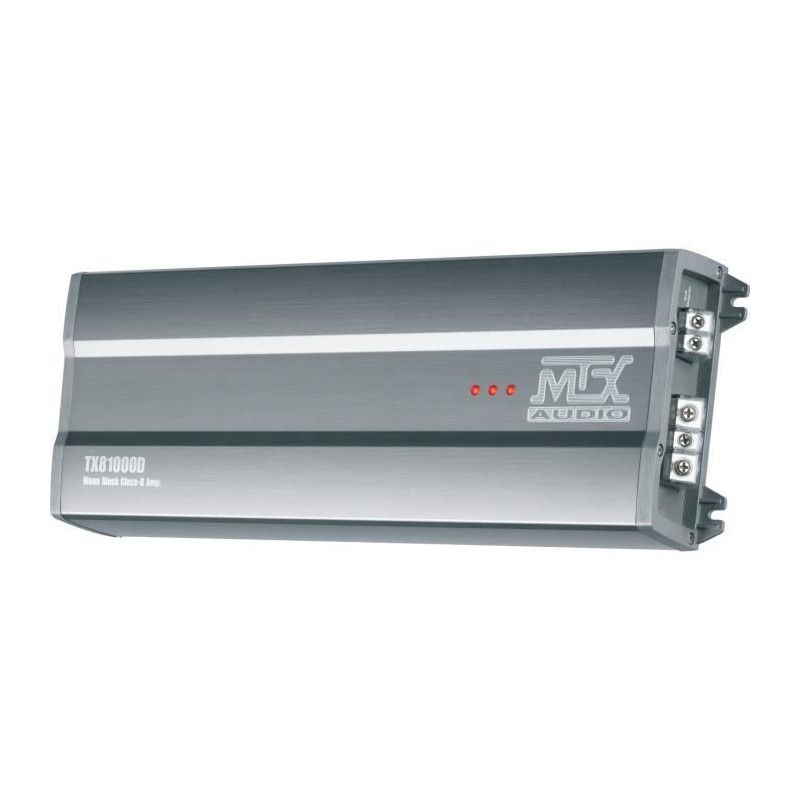 MTX TX81000D Amplificateur voiture Classe-D 1x1000W RMS @2O Télécomm MTX TX81000D Amplificateur voiture Classe-D 1x1000W RMS @2O Télécomm