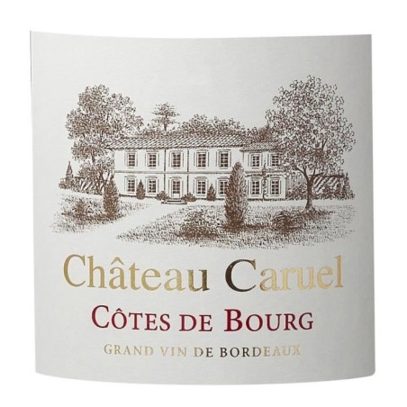 Château Caruel 2019 Côtes de Bourg - Vin rouge de Bordeaux