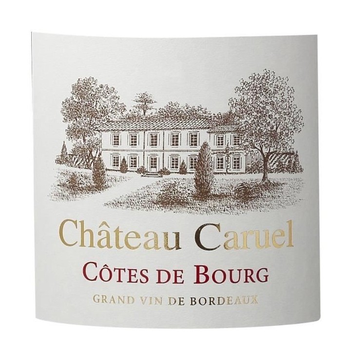 Château Caruel 2019 Côtes de Bourg - Vin rouge de Bordeaux