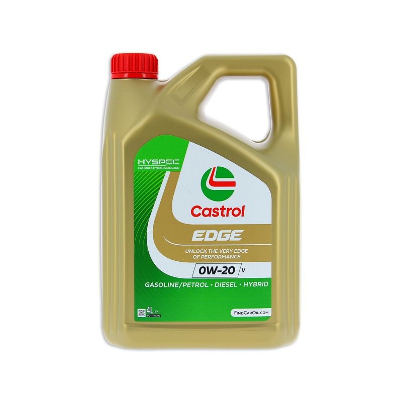 Huile moteur - CASTROL EDGE 0W-20 V - 4L - 0W20 Huile moteur - CASTROL EDGE 0W-20 V - 4L - 0W20