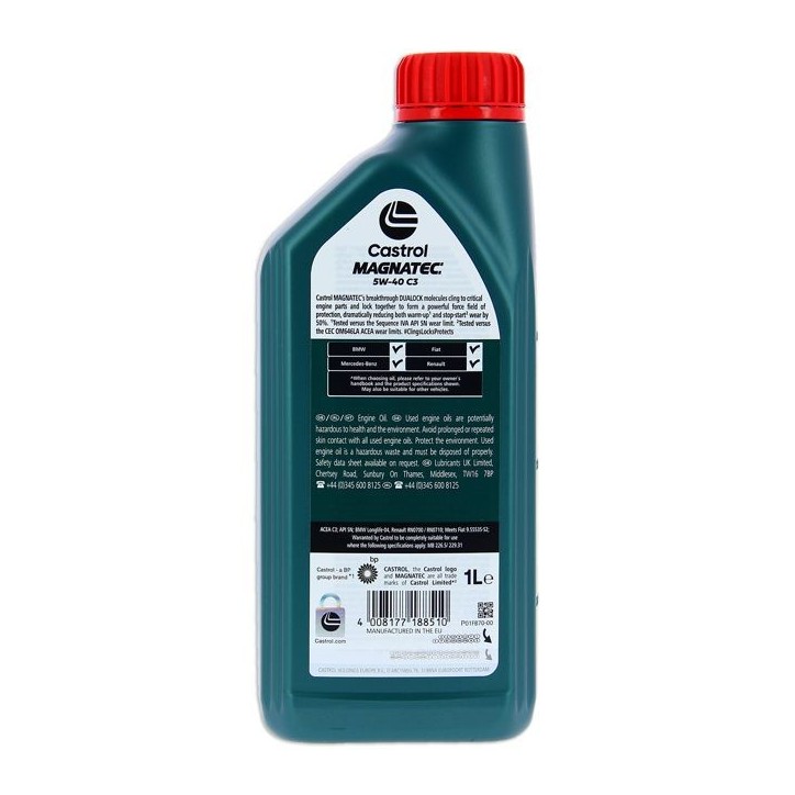 Huile moteur - CASTROL Magnatec 5W-40 C3 - 1L - 5W40
