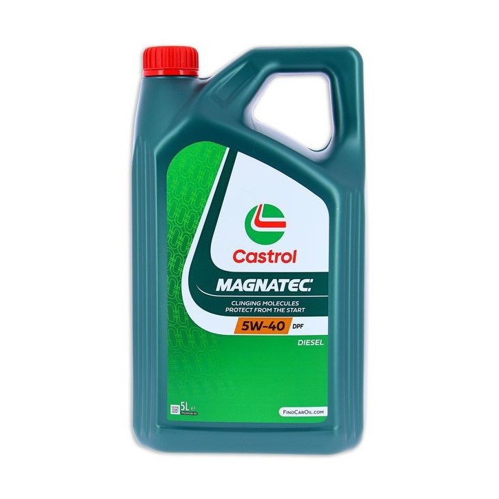Huile moteur - CASTROL - Magnatec 5W-40 DPF - 5L - 5W40