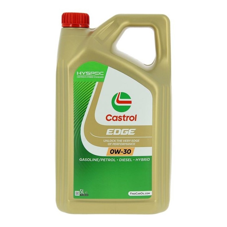 Huile moteur - CASTROL - EDGE 0W-30 - 5L Huile moteur - CASTROL - EDGE 0W-30 - 5L