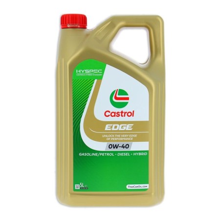 Huile moteur - CASTROL EDGE 0W-40 - 5L - 0W40