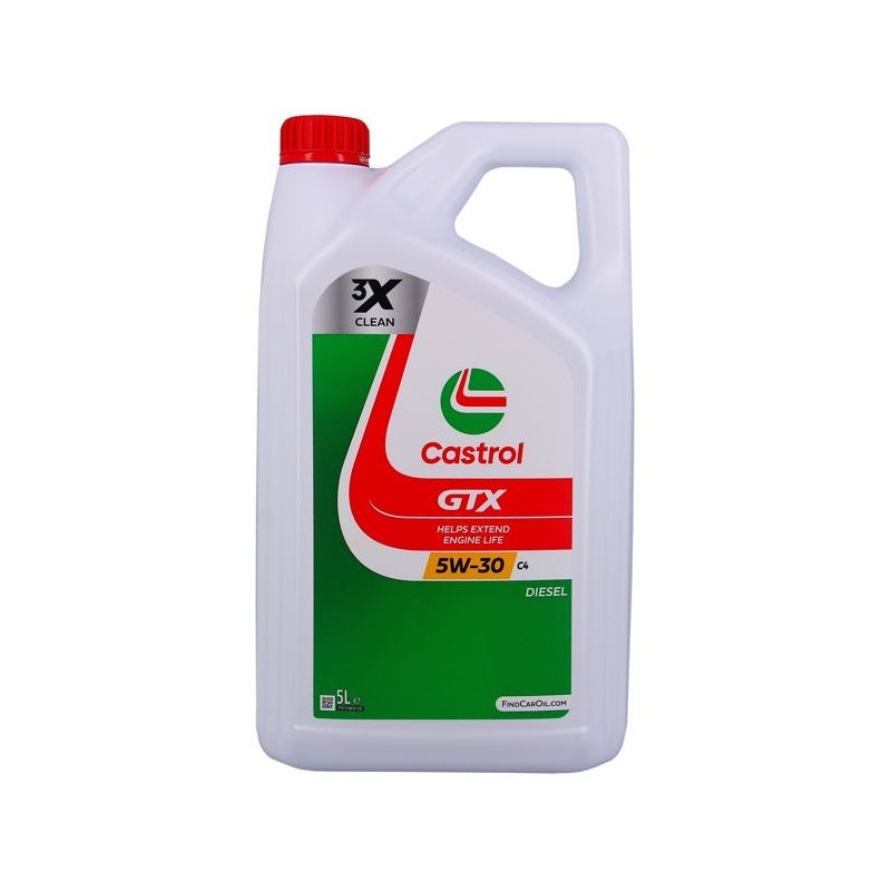 Huile moteur - CASTROL GTX 5W-30 C4 - 5L - 5W30 Huile moteur - CASTROL GTX 5W-30 C4 - 5L - 5W30