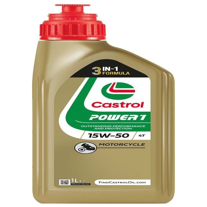 Huile moteur - CASTROL Power 1 4T 15W-50 - 1L - 15W50 Huile moteur - CASTROL Power 1 4T 15W-50 - 1L - 15W50