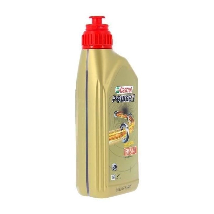 Huile moteur - CASTROL Power 1 4T 15W-50 - 1L - 15W50 Huile moteur - CASTROL Power 1 4T 15W-50 - 1L - 15W50