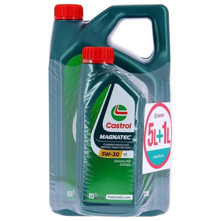 Huile Moteur - CASTROL MAGNATEC - 5W-30 C2 - 5L+1L - Offre spéciale